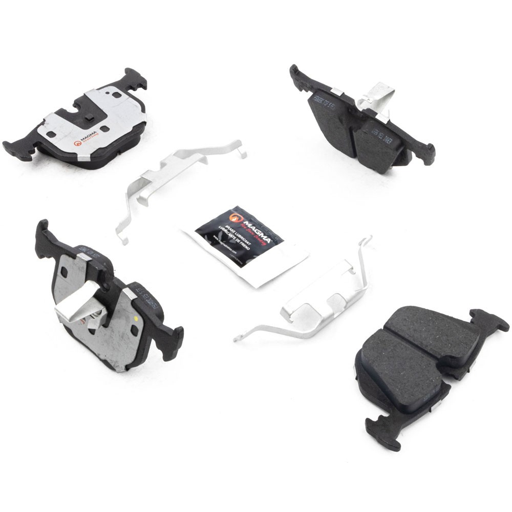 For BMW 850i Z8 Z4 X3 Bentley Arnage 1991-2010 Magma Rear Brake Pad Set