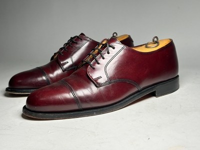 COLE HAAN Memory Flex Comfort Brown Leather Cap Toe Shoes  display picture 2
