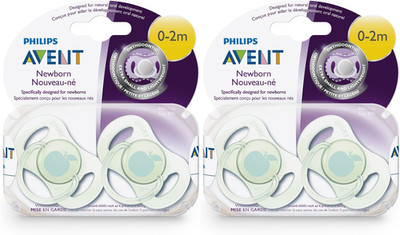 Philips Avent Green Apple Pacifier 2 Pack SCF151/04 Newborn 0-2M Set