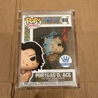 Toshio Furukawa Signed Portgas D. Ace #1818 One Piece Funko w/ JSA COA & Armor
