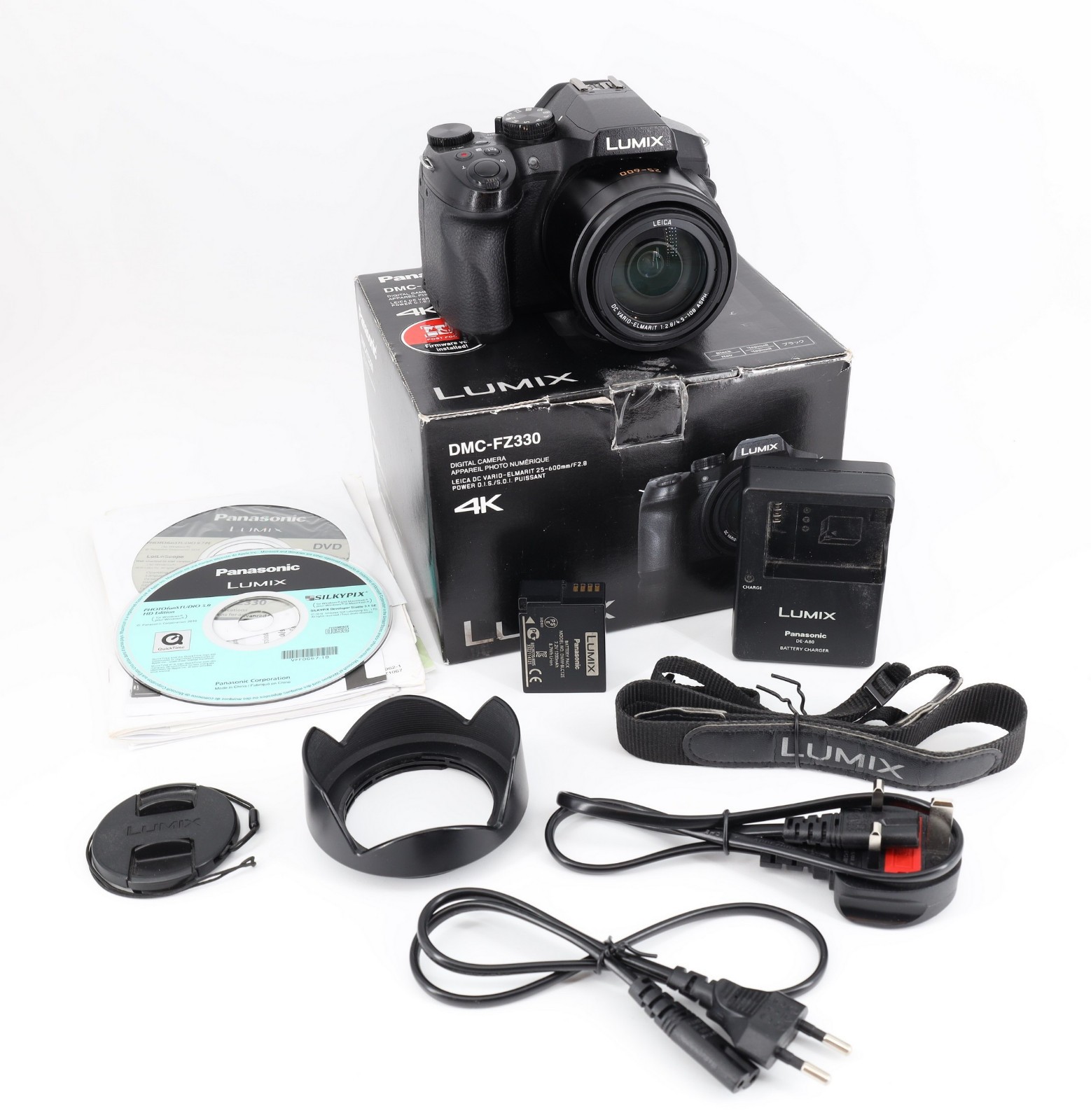 Panasonic Lumix DMC-FZ330 12.1MP Digital Camera - Black