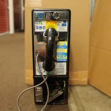 Vintage GTL Payphone Pay Phone Volume Push Button Rotary Coin Release 80's 90's