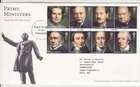 GB Stamps First Day Cover UK Prime Ministers, Churchill, Peel, Thatcher SHS 2014