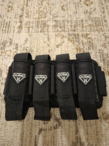 HK Army HSTL Line Base Harness / Black / Style 4 3 / Holds 9 Pods Paintball