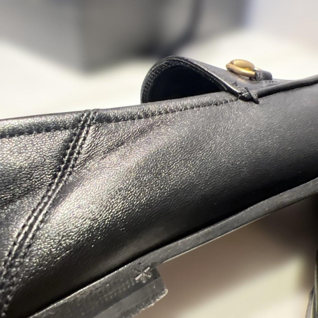 GUCCI Women's Loafers Horsebit Leather Black EU35/US5 120233c thumbnail 14