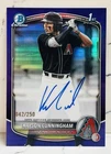 2025 Bowman Draft Kayson Cunningham Purple Refractor Auto /250 #CPA-KC Arizona