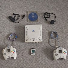 Sega Dreamcast Pal - 2 controllers leads tested working