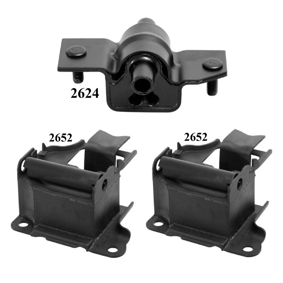 Montaje de motor y transmisión 3 piezas para Dodge Dakota 3,9 L 2x2 1987-1990 y 5,2 L 2x2 1990-1993 Foto 2 de 4