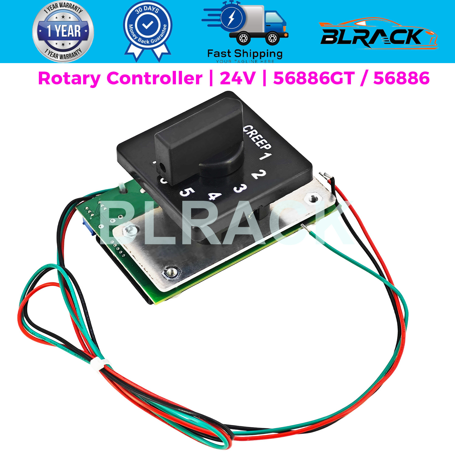 Rotary 24V Controller 56886GT For Genie Boom Lift Z-34N Z-34/22N Z-45/22 DC New