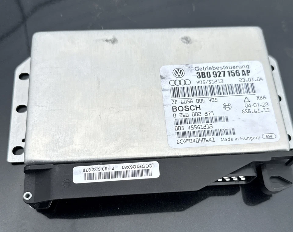 2004 2005  VW PASSAT TRANSMISSION AT MODULE TCU 3B0 927 156 AP TCM TCU - Image 2 of 3