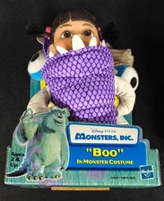 Muñeca de peluche vintage BOO IN MONSTER DISFRAZ *NUEVA EN CAJA* 2001 Disney Pixar Monsters Inc.