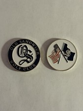 Old Sandwich Golf Club 1PC 1.5" Double-Sided Medallion Golf Marker - A Beauty!