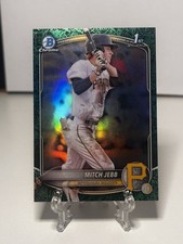 2025 1st Bowman Chrome Mitch Jebb Green Grass Refractor #/99 Very Sharp 📈