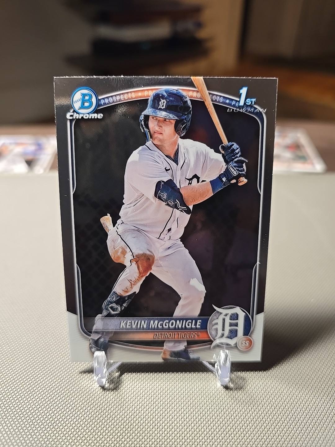 Kevin McGonigle 2025 Bowman Chrome BCP-79 1st Bowman Chrome Prospect - Tigers