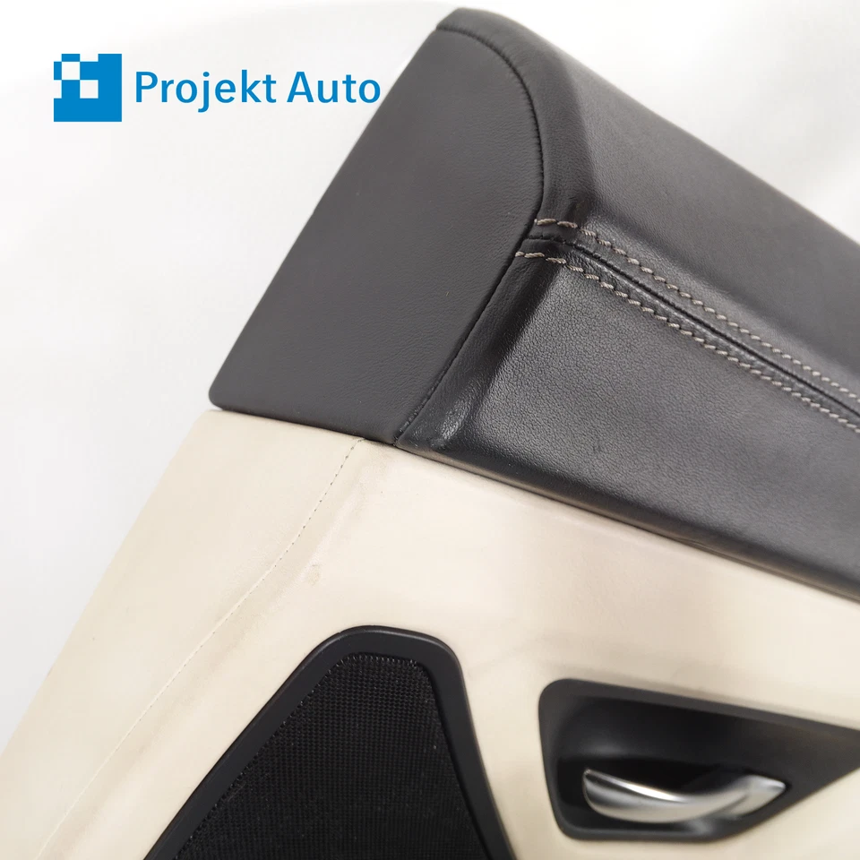 13-19 原始设备制造商宝马右后门面板单个美利奴白金/黑色 ZBC8 F06 — 第 4/4 张图片