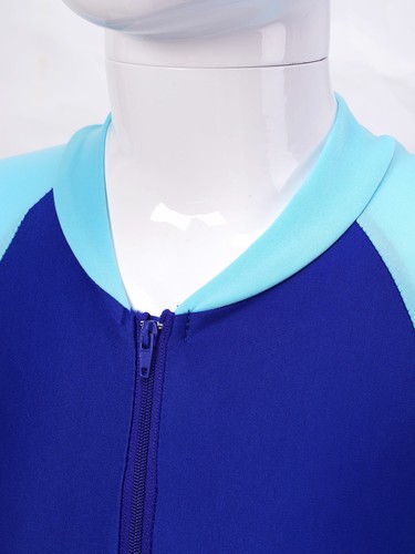 Children Cartoon Print Girls One Piece Short Sleeve Boyshorts Swimsuits Swimwear - Picture 48 of 58