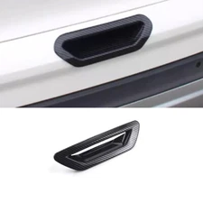 GL Trunk Tailgate Door Bowl Cover Trim For Ford Edge 2015-2021 ABS Carbon Fiber