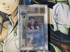 2014  PANINI CONTENDERS FOOTBALL  RC AUTO TOM SAVAGE BGS 9 /10AUTO 07/99