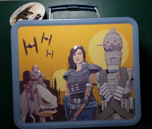 Funko Star Wars The Mandalorian Lunch Box Cara Dune RARE