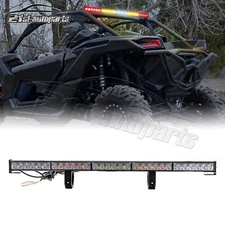30" Rear LED Chase Light Bar Bracket Kit For Can am Maverick X3/Max RR 2017-2025