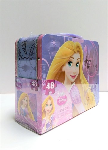 Disney Princesa Rapunzel Caja de Almuerzo de Lata Enredada con Rompecabezas Niños Regalo Juguete Bolsa de Regalo - Imagen 2 de 8