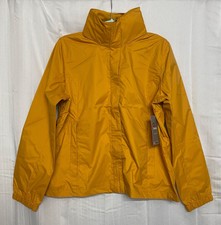 Swiss Tech Water Resistant Insulated Rain Jacket Women's Xl 16/18 Yellow 