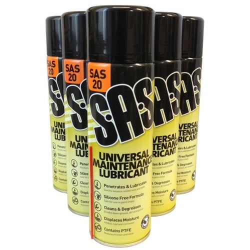 Maintenance Spray Penetrating Fluid Lube SAS Universal car motorbike MX 12 PACK - Picture 3 of 3