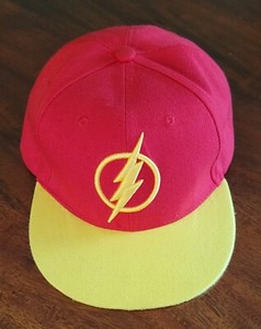 Official The Flash/DC Comics baseball cap, snap back, from Six Flags