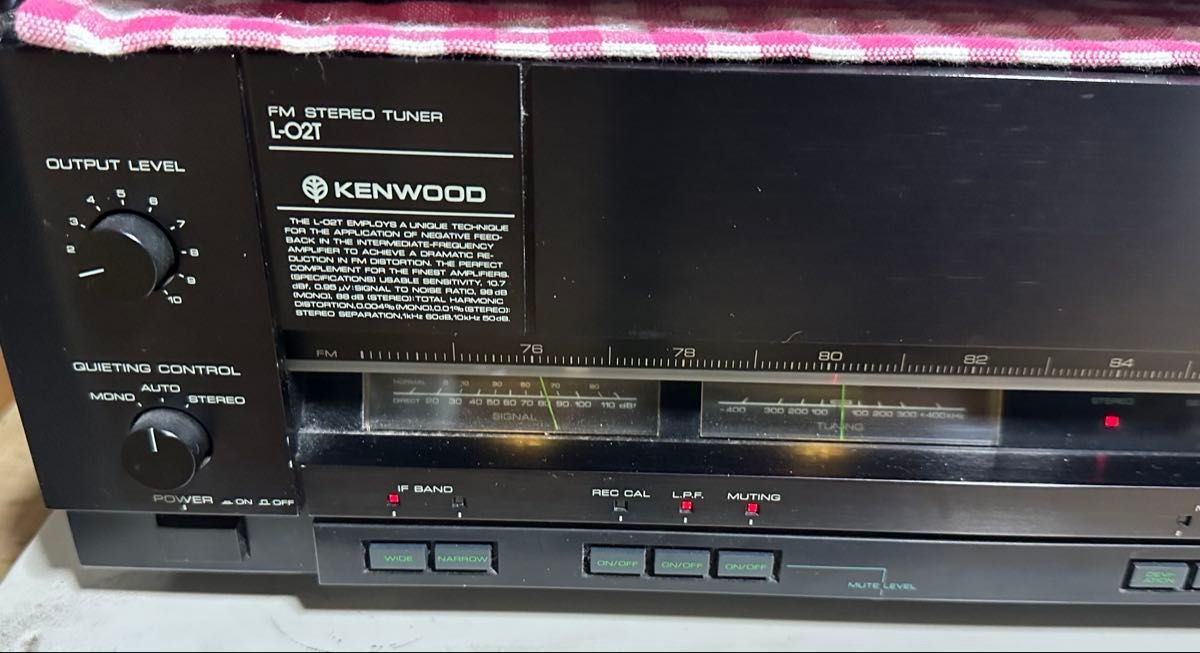 KENWOOD FMステレオチューナー L-02T KENWOOD L-02T