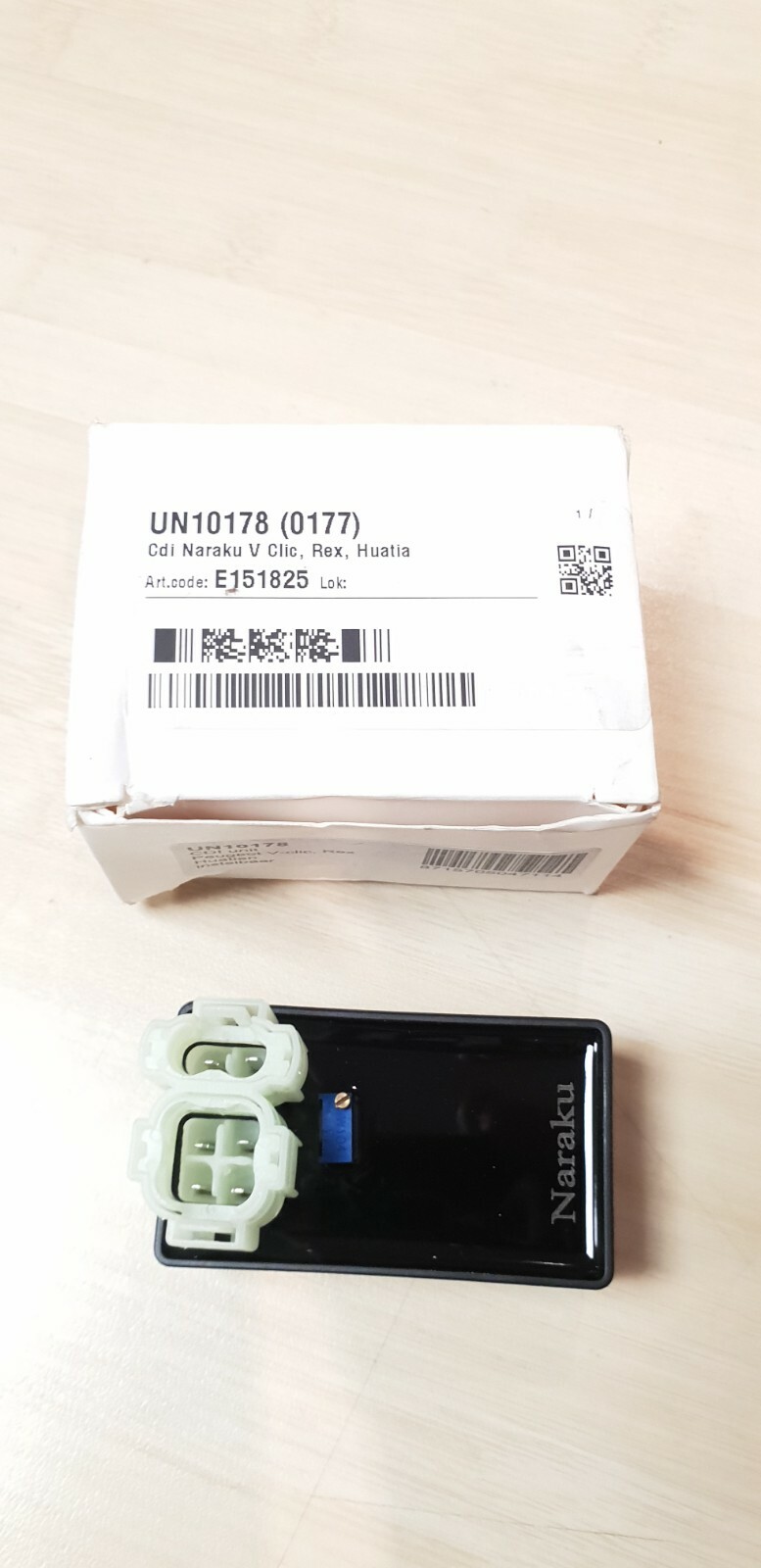Boitier CDI NARAKU UN10178 allumage GY6 50 4T bloc moteur 139QMB scooter chinois