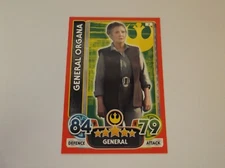 Topps - Star Wars Force Attax 2016 "GENERAL ORGANA" #7 Resistance Trading Card