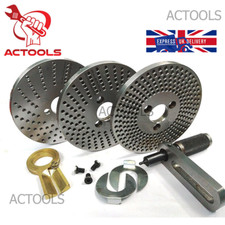 New Indexing Plate Set / Dividing Plates Set For HV4 And HV6 Rotary Tables UK