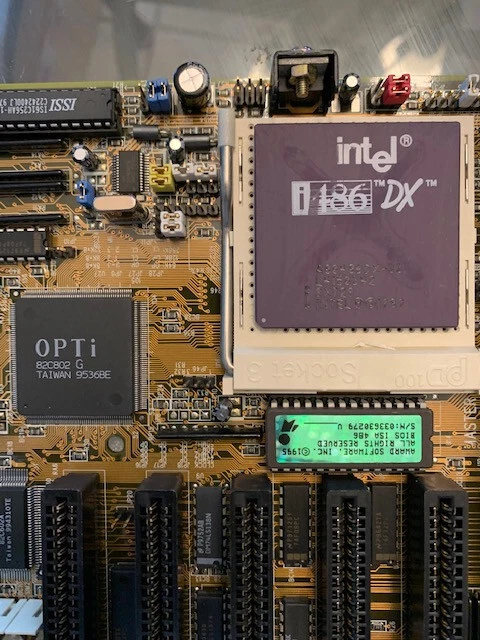 Main Board- Green Function VL-Bus System Board -MV035F with intel 486 procesor - Image 2 of 4