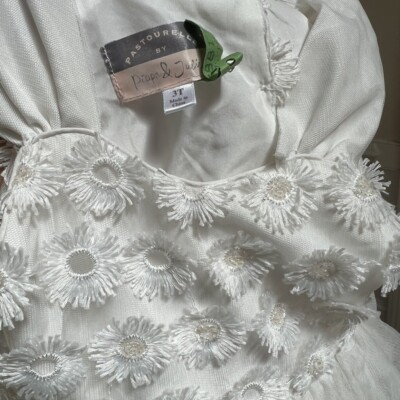 Pippa & Julie 3T Maxi Ivory Tulle Floral Dress | eBay