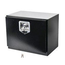 Black Steel 18x12x14 Underbody Truck Tool Box Trailer Pickup Storage Toolbox Black Steel 18x12x14 Underbody Truck Tool Box Trailer Pickup Storage Toolbox