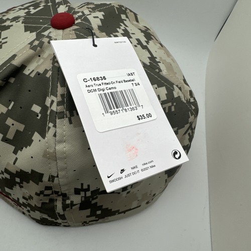Nike Iowa State Cyclones Aero True Fitted Baseball Hat - Digi Camo 7 3/4. GR61 - Picture 4 of 7