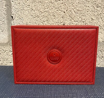 Vintage ROLEX Geneve Suisse Red WATCH BOX CASE