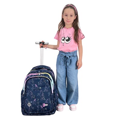 Unicorno Da Sogno Zaino Trolley Scuola Elementare Media - Main Image