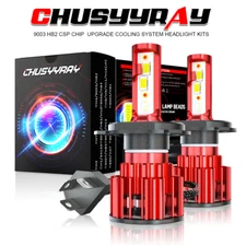 For Toyota Tacoma 1997-2015 H4 LED Headlight Bulbs Conversion Kit Low/High Beam