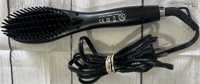 THICK TAILS IONIC HEATED HAIR STRAIGHTENING BRUSH DIGITAL DUAL VOLT A5631/ETR-25