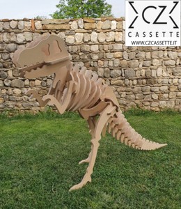 Kit Modello 3d Scheletro Dinosauro T Rex In Legno Da Assemblare Ebay