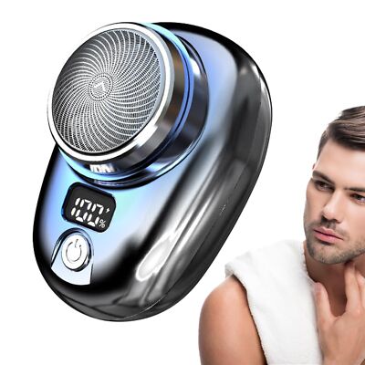 Digital Elektrischer Rasierer für Männer,USB MINI SHAVE PORTABLE ELEKTRIC SHAVER