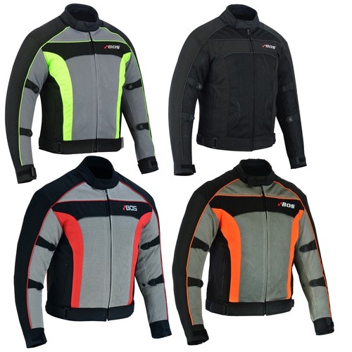 Motorradjacke Herren Textil Mit Protektoren - Wasserabweisend, Winddicht, Für Touring, Sport, Schwarz