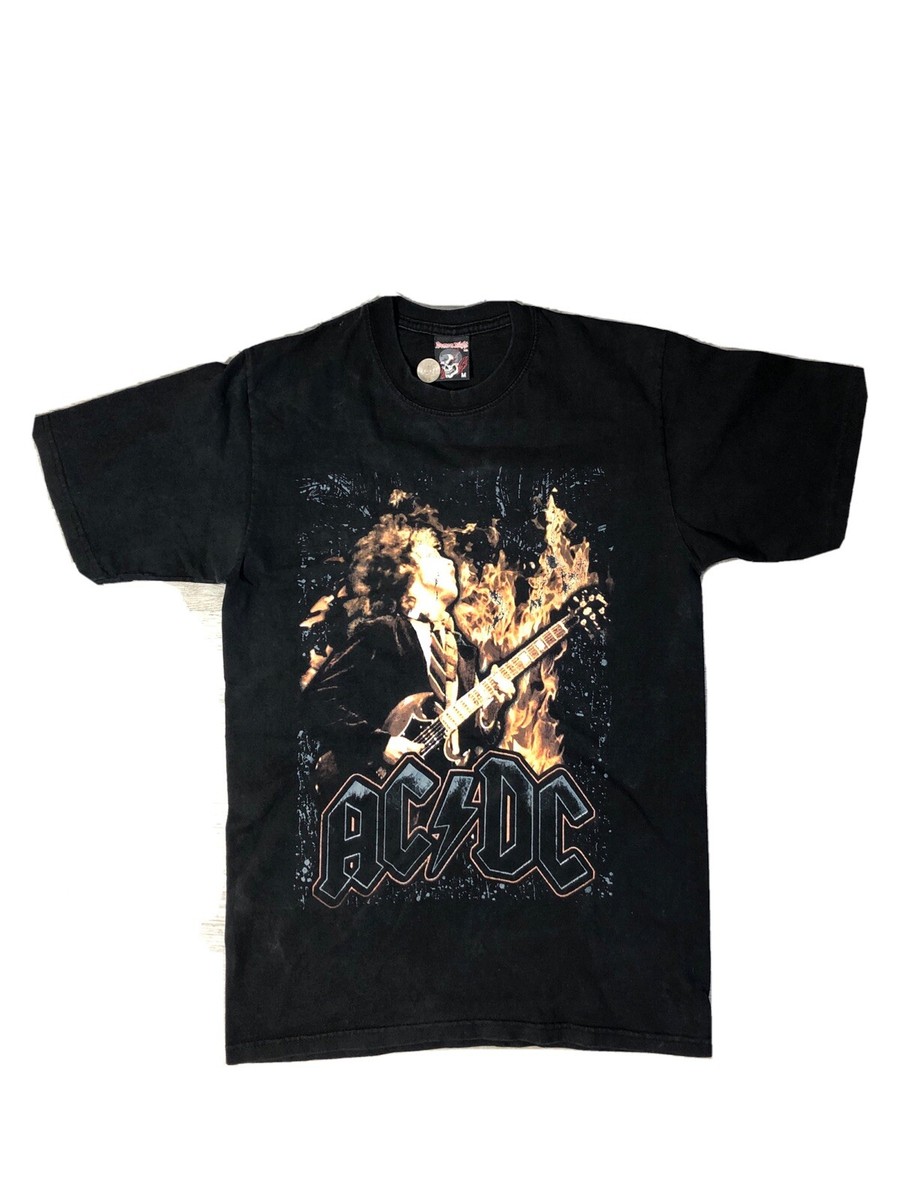 VINTAGE** AC/DC MENS MEDIUM MEXICO BOOTLEG **DEMON NIGHT TAG** | eBay