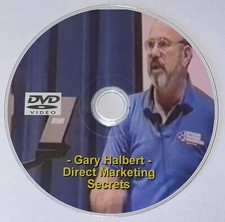 Gary Halbert DIRECT MARKETING SECRETS  DVD (was $49) WRITE SALESLETTERS MAIL