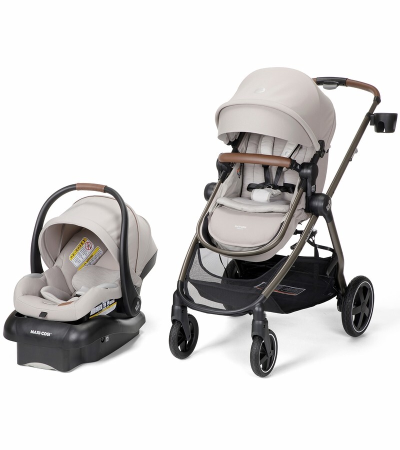 Maxi-Cosi Zelia Luxe Travel System - New Hope Tan - Brand New, Creased Box