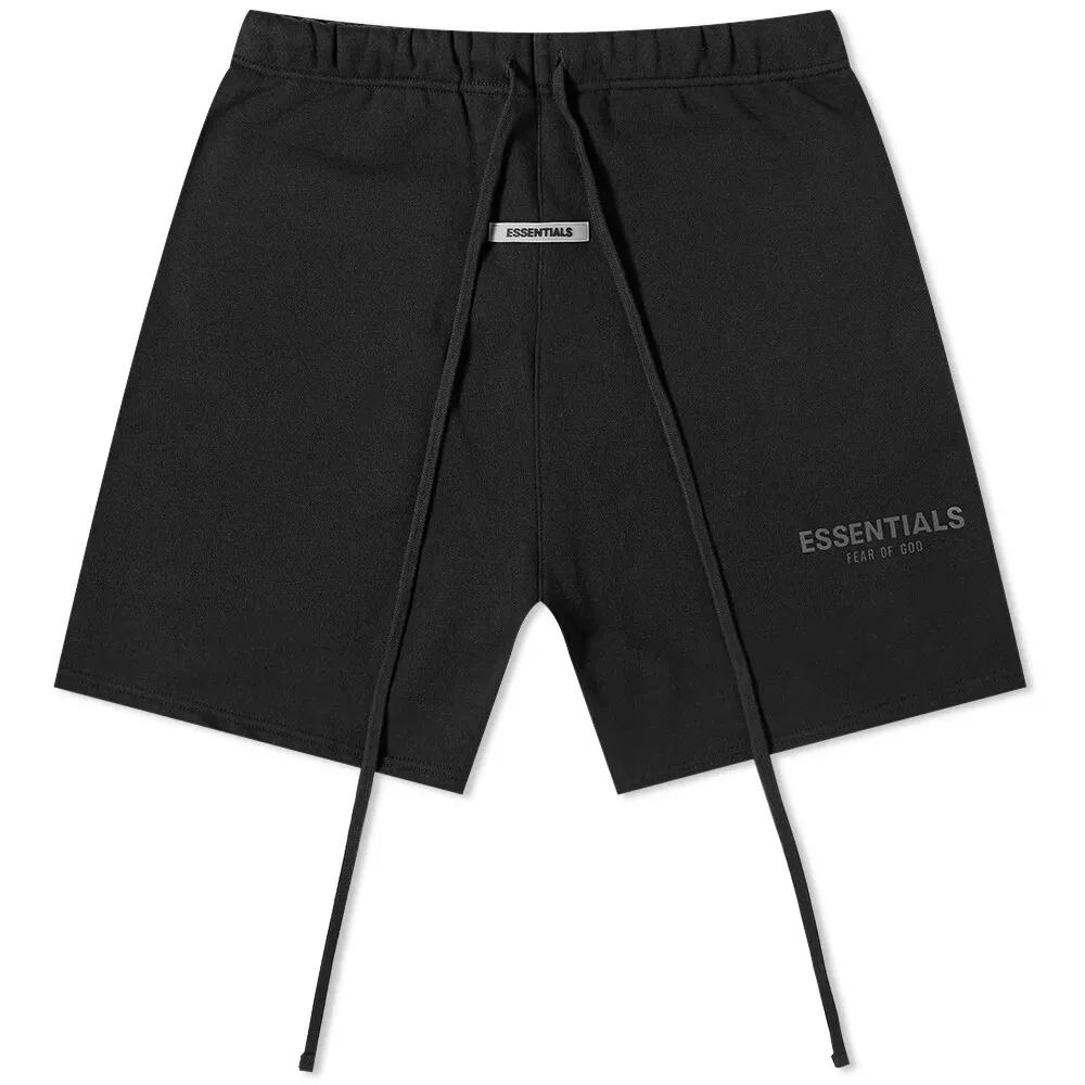 Fear of God Essentials Sweat Shorts Black Size Large **BRAND NEW**