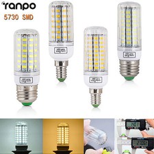 Bright E27 E14 LED Corn Bulb 5730 SMD Light Lamp 7W 9W 12W 15W 20W 25W 110V 220V