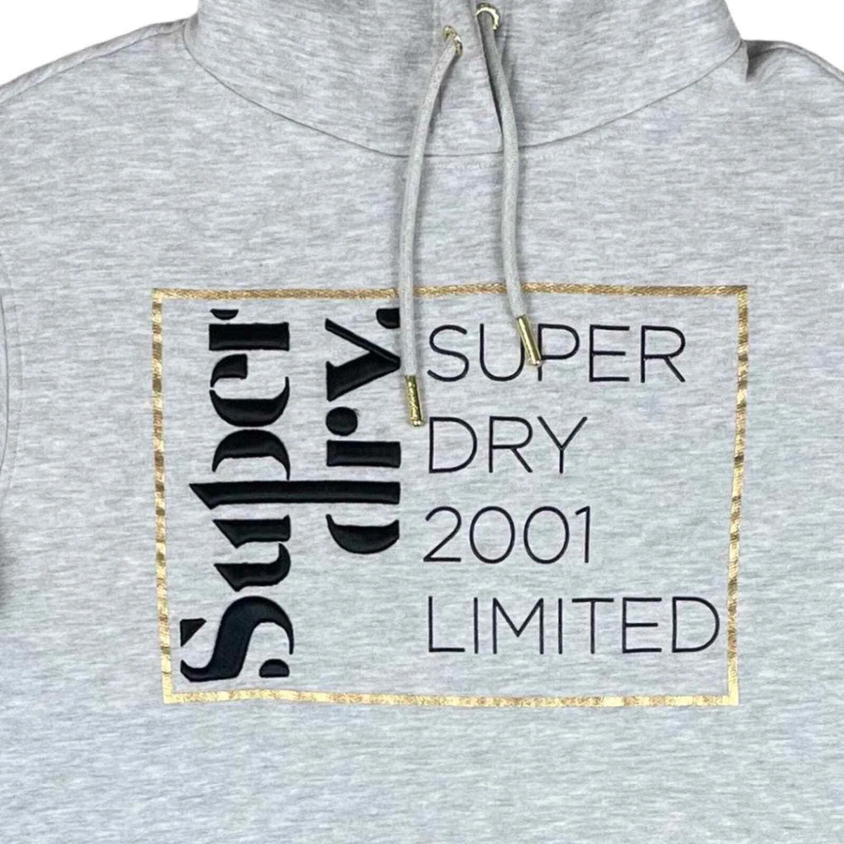 Superdry 2001 Limited Grey Hoodie Dress Women\'s S | eBay