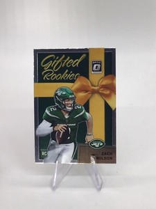 2021 DONRUSS OPTIC GIFTED ROOKIES #2 ZACH WILSON JETS Insert 🏈